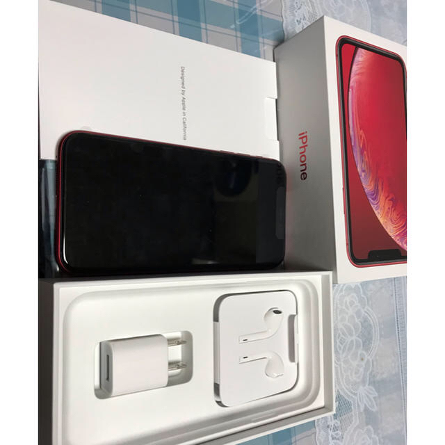 SIMロック解除済み 新品未使用 au iPhone XR RED 128GB