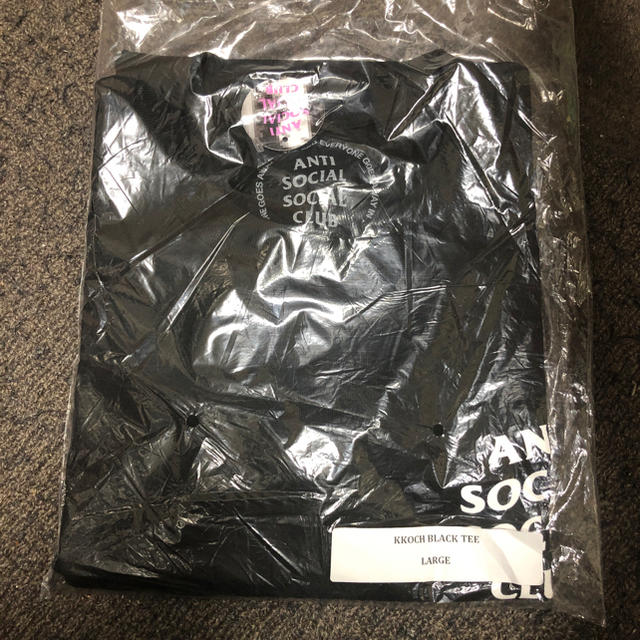ANTI(アンチ)のLサイズ  Kkoch Black Tee メンズのトップス(Tシャツ/カットソー(半袖/袖なし))の商品写真