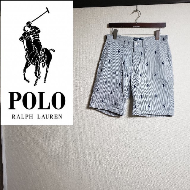 POLO RALPH LAUREN   ラルフローレン ストライプ モノグラム ポニー 総