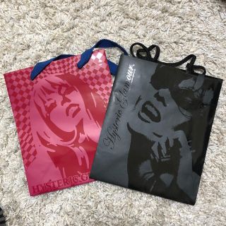 ヒステリックグラマー(HYSTERIC GLAMOUR)のhystericglamour ヒスグラ ショップ袋 紙袋セット(ショップ袋)