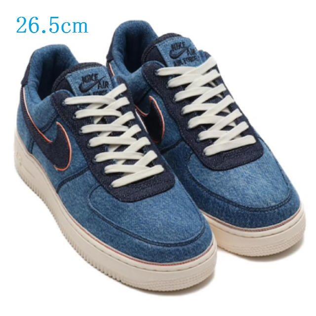 AIR FORCE 1 07 PRM stonewash blue デニム