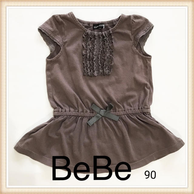 BeBe(ベベ)のBeBe ワンピース 90サイズ キッズ/ベビー/マタニティのキッズ服女の子用(90cm~)(ワンピース)の商品写真