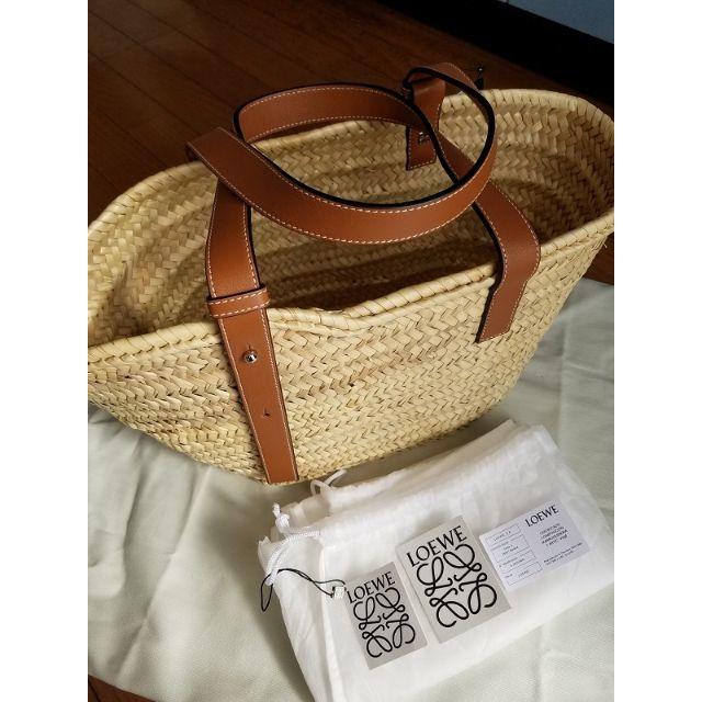 LOEWE(ロエベ)のLOEWE ロエベ ミディアム Raffia バスケット バッグ レディースのバッグ(トートバッグ)の商品写真