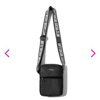 アンチ(ANTI)のASSC Black Side Bag(ショルダーバッグ)