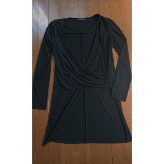 ザラ(ZARA)の美品 ZARA 長袖とろみカットソー M(カットソー(長袖/七分))