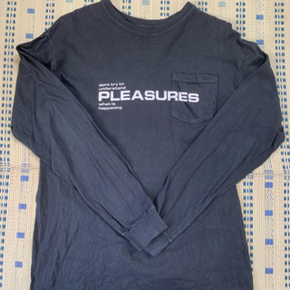 シュプリーム(Supreme)のPleasures ロンT Mサイズ　Tシャツ(Tシャツ/カットソー(半袖/袖なし))