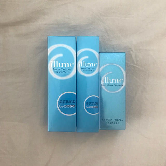 illume - イリューム 美容化粧水・美容乳液・保湿美容液3点セットの 