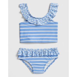 ベビーギャップ(babyGAP)の新品タグ付き♡ラッフル ストライプビキニ 👙💕(水着)