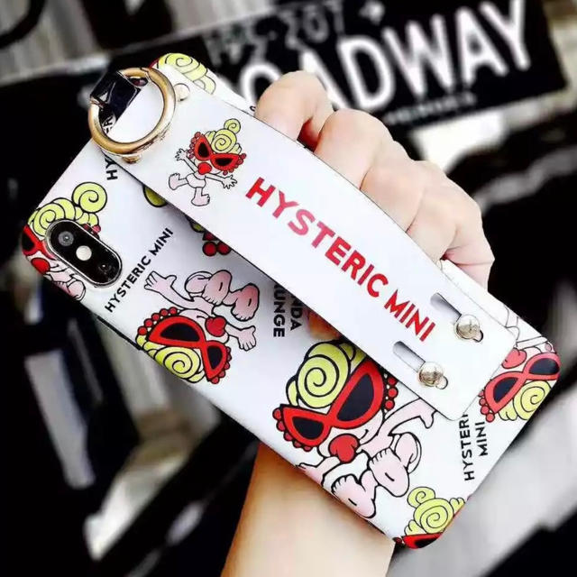 HYSTERIC MINI - ヒステリックミニ  ハンドグリップつき iPhone XR 用 ケース ホワイトの通販 by love2pinky's shop｜ヒステリックミニならラクマ