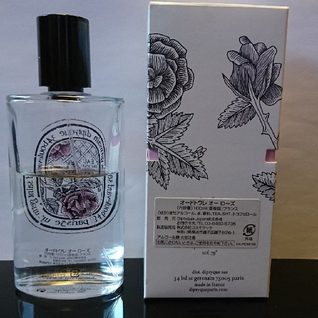 diptyque(ディプティック)のdiptyque  オードトワレ オー ローズ 100ml コスメ/美容の香水(香水(女性用))の商品写真