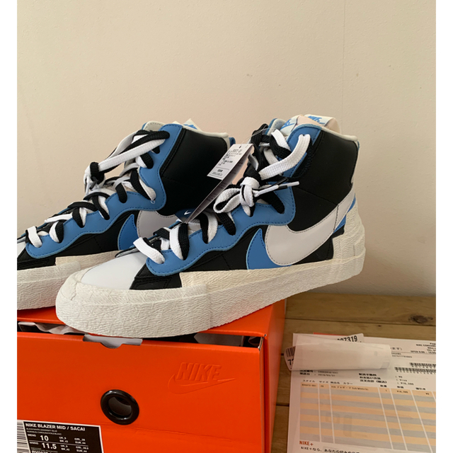 nike sacai mid blazer 28cm