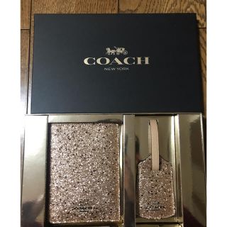 コーチ(COACH)のCoach パスポートケース&ネームタグ(旅行用品)