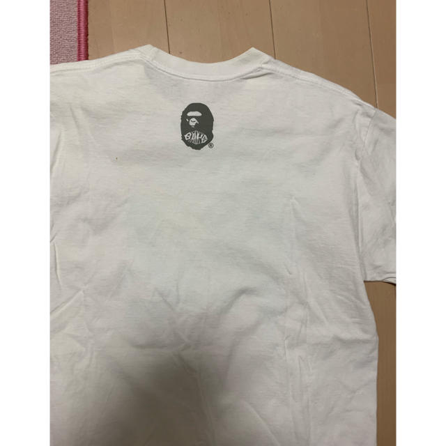 A BATHING APE(アベイシングエイプ)の激安Lサイズ！ BAPE Tシャツ白 メンズのトップス(Tシャツ/カットソー(半袖/袖なし))の商品写真