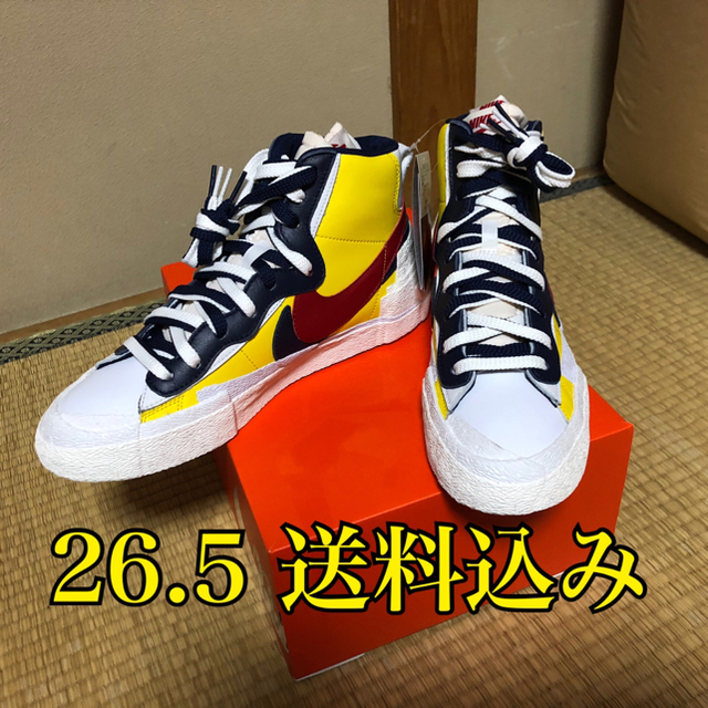 Nike ×sacai ブレーザー MID  ナイキ×サカイ 26.5cm