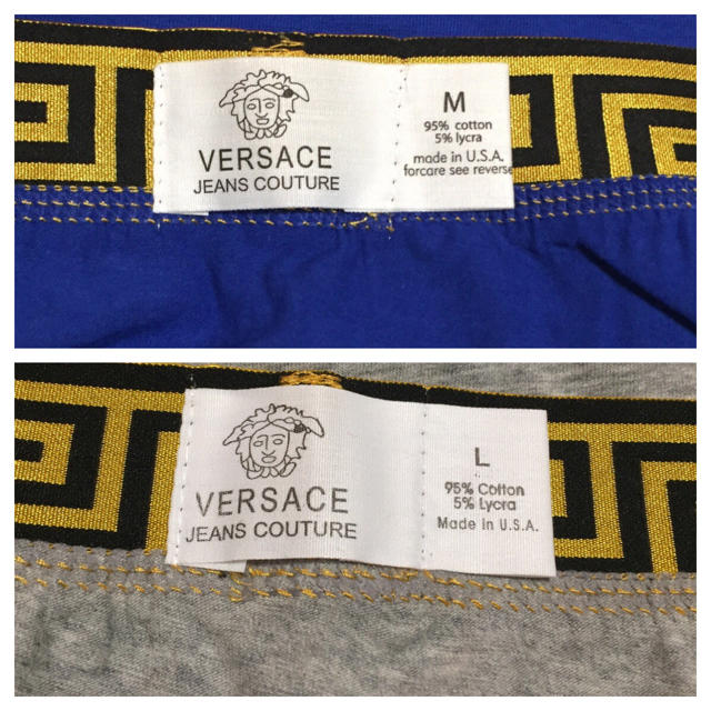 VERSACE(ヴェルサーチ)のブラック L メンズのアンダーウェア(ボクサーパンツ)の商品写真