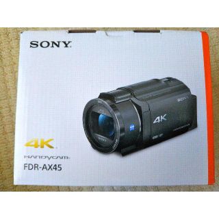 ソニー(SONY)の[新品未使用]FDR-AX45 ブラウン ソニー4K ビデオカメラ (ビデオカメラ)