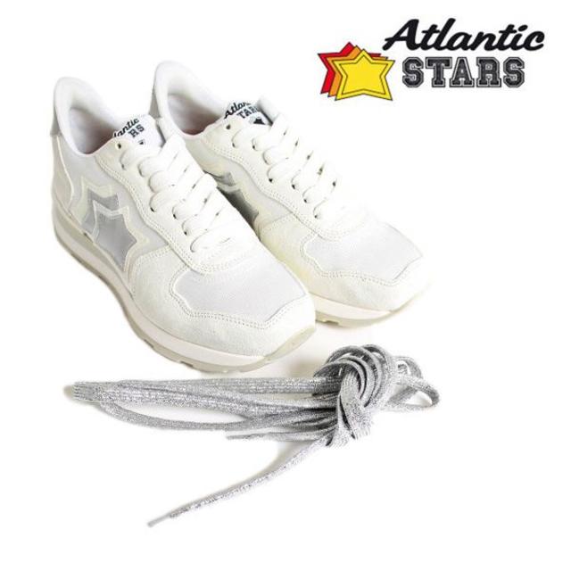 専用 Atlantic STARS ホワイト×シルバースニーカーsize40