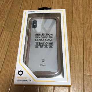 アイフォーン(iPhone)の新品 iphoneXｓ iFace 透明 ベージュ(iPhoneケース)