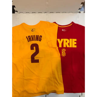 ナイキ(NIKE)のTシャツ 2枚組 KYRIE バスケットボール バスケ 黄/赤 かっこいい(Tシャツ/カットソー(半袖/袖なし))