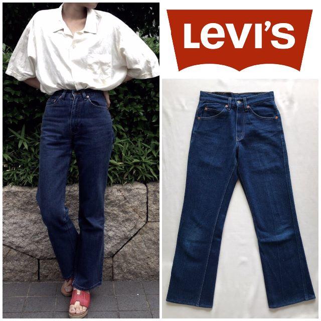 Levi's - 希少品番 ビンテージ リーバイス417 スタプレ ブーツカットデニムパンツ 濃紺の通販 by Rinnel's  shop｜リーバイスならラクマ