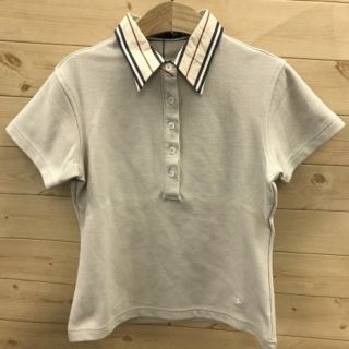 バーバリー(BURBERRY)の【未使用品】タグ付き BURBERRY  ポロシャツ カットソー 半袖   M(ポロシャツ)