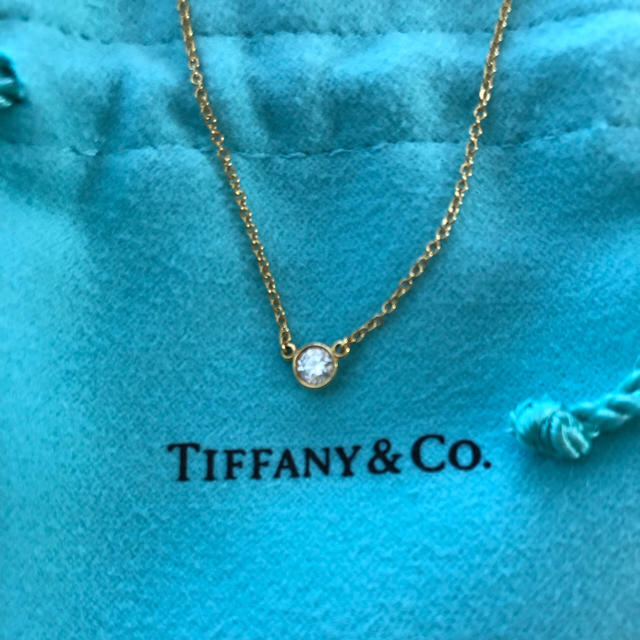 可愛いクリスマスツリーやギフトが！ & Tiffany Co. 0.14 ネックレス バイザヤード ina様専用ティファニー - ネックレス