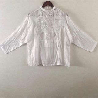 ロキエ(Lochie)の【美品】French 1900 handmade blouse(シャツ/ブラウス(長袖/七分))