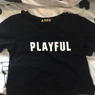 アンズ(ANZU)のショート丈トップス(Tシャツ(半袖/袖なし))