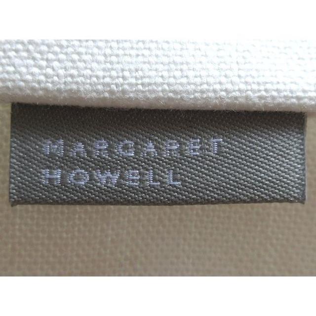 MARGARET HOWELL(マーガレットハウエル)の新品 マーガレットハウエル 18AW COTTON LOGO BAG 白 レディースのバッグ(トートバッグ)の商品写真