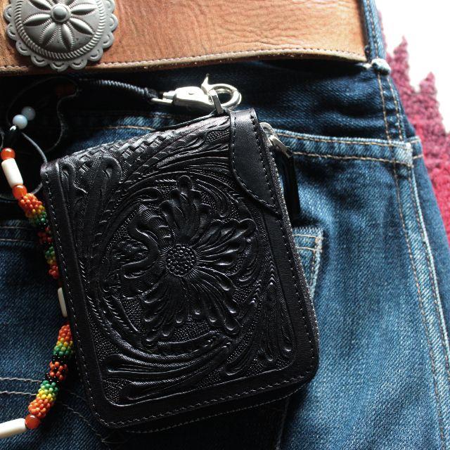 *Leather carving Wallet 1