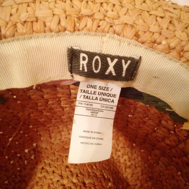 Roxy(ロキシー)のハワイ購入♡ROXY♡ストローハット レディースの帽子(麦わら帽子/ストローハット)の商品写真