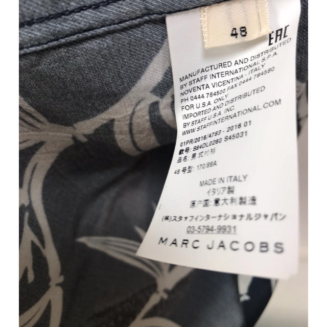 MARC JACOBS(マークジェイコブス)のwoge様専用　marc jacobs 16ss アロハシャツ メンズのトップス(シャツ)の商品写真