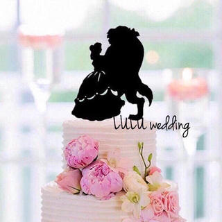 美女と野獣 風 ウェディング ケーキトッパー 結婚式 ディズニーの通販 ラクマ