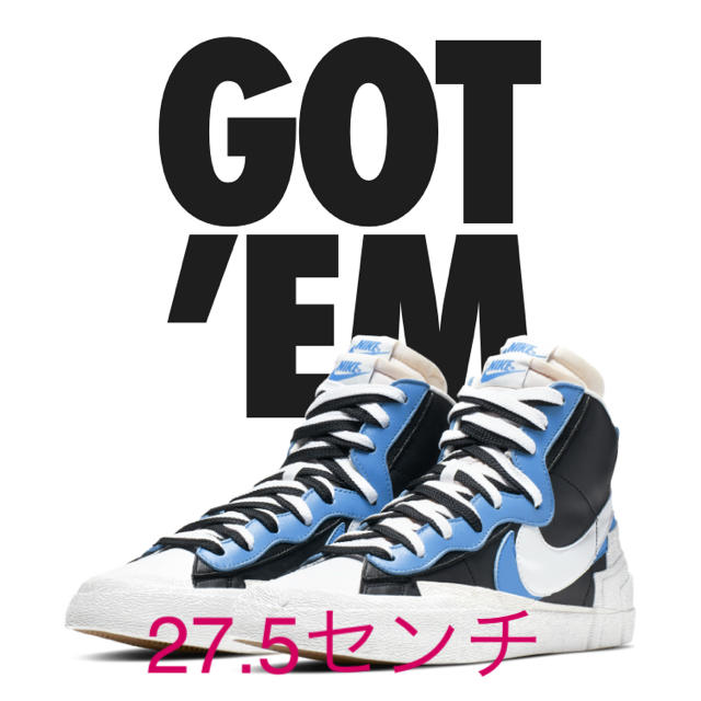 NIKE×Sakai  blazer  ナイキ サカイ 27.5センチ