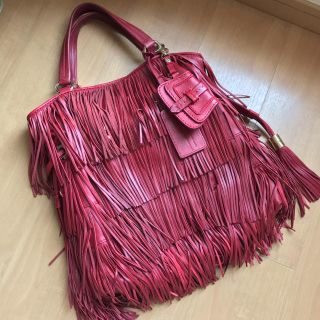 ランセル(LANCEL)のランセル LANCEL フリンジ ショルダーバッグ 美品(ショルダーバッグ)