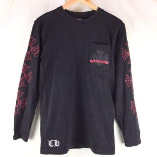 クロムハーツ(Chrome Hearts)のChrome Hearts クロムハーツ 背面柄 ロングTシャツ ロンT 黒(Tシャツ/カットソー(半袖/袖なし))