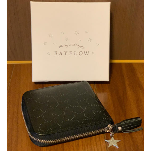 BAYFLOW(ベイフロー)のベイフロー スターミニウォレット  BAYFLOW 財布 二つ折り 黒 メンズのファッション小物(折り財布)の商品写真