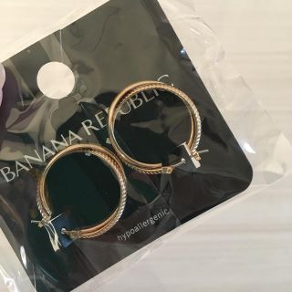 バナナリパブリック(Banana Republic)の【リングピアス】ゴールド(ピアス)