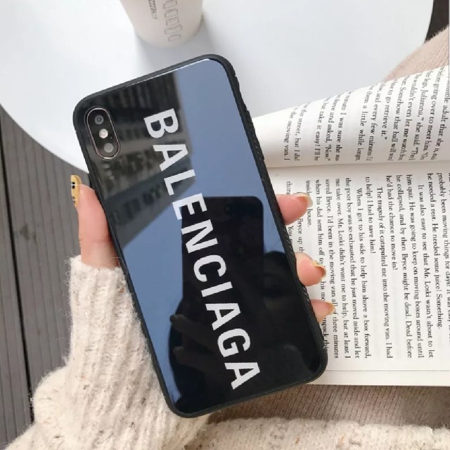 Balenciaga - iPhone XS XR ケース　ブラックの通販 by raise shop｜バレンシアガならラクマ