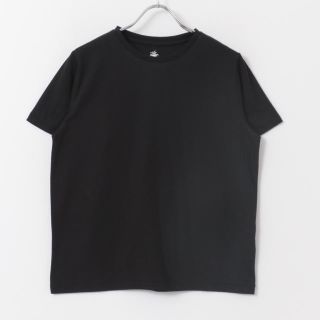 サニーレーベル(Sonny Label)のUSAcotton天竺クルーネックTシャツ 黒(Tシャツ(半袖/袖なし))