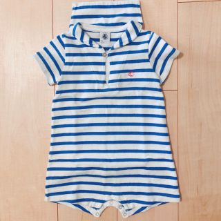 プチバトー(PETIT BATEAU)のプチバトー ロンパース(ロンパース)