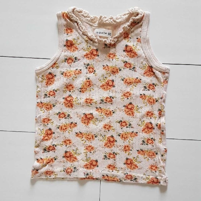 Biquette(ビケット)の女の子タンクトップ キッズ/ベビー/マタニティのキッズ服女の子用(90cm~)(Tシャツ/カットソー)の商品写真