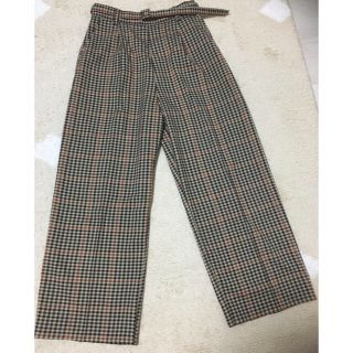 シューラルー(SHOO・LA・RUE)のシューラルー/ドレスキップ  ベルト付き ワイドクロップドパンツ (クロップドパンツ)