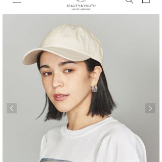 ビューティアンドユースユナイテッドアローズ(BEAUTY&YOUTH UNITED ARROWS)の今期 2019ss ビューティ&ユース アローズ キャップ ベージュ系 (キャップ)