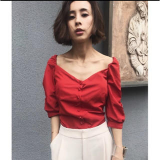 アメリヴィンテージ(Ameri VINTAGE)のアメリ DIANTHUS DECOLLETE BLOUSE(シャツ/ブラウス(長袖/七分))