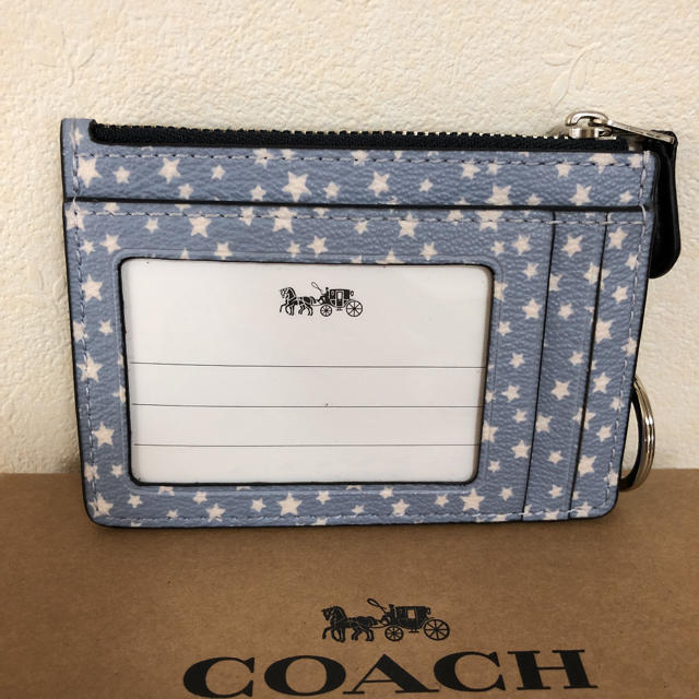 COACH(コーチ)の【新品 未使用】コーチ IDケース付き☆ コインケース スター柄 レディースのファッション小物(パスケース/IDカードホルダー)の商品写真