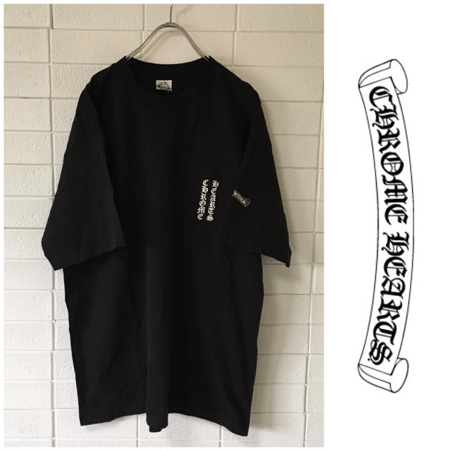 CHROME HEARTS スクロールロゴ Tシャツ XL 極美品 カットソー