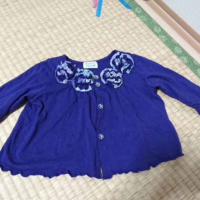 hakka baby(ハッカベビー)の90㎝ ハッカベビー キッズ/ベビー/マタニティのキッズ服女の子用(90cm~)(カーディガン)の商品写真