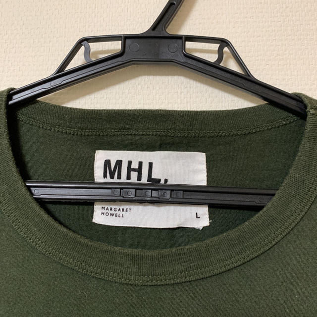 MARGARET HOWELL(マーガレットハウエル)のMHL ロゴTシャツ オリーブ メンズのトップス(Tシャツ/カットソー(半袖/袖なし))の商品写真