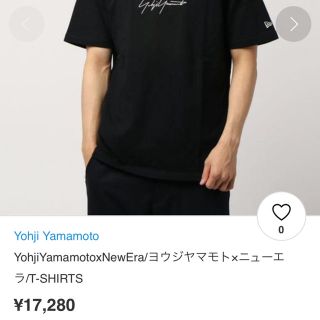 ヨウジヤマモト(Yohji Yamamoto)のyohji yamamoto×NEW ERAのコラボレーションTシャツ(Tシャツ/カットソー(半袖/袖なし))